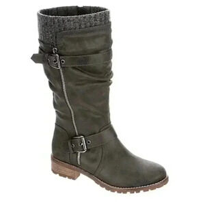 XAPPEAL WOMENS CHELSEY TALL BOOT - GREY